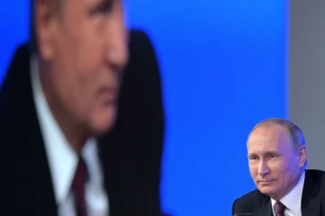 Le président russe Vladimir Poutine, le 23 décembre 2016 à Moscou 