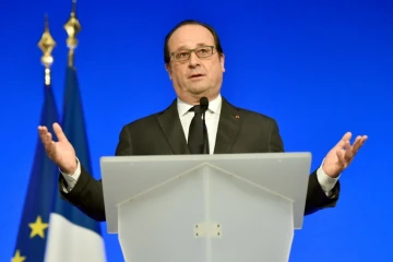 Le président François Hollande, le 16 janvier 2016 à Tulle