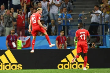 Le Suisse Josip Drmic fête son but contre le Costa Rica lors du Mondial, le 27 juin 2018 à Nijni Novgorod