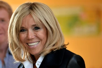 Brigitte Macron visite une centre pour enfants handicapés à Nantes, le 27 octobre 2017