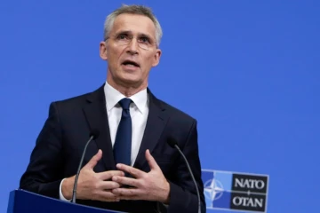Le secrétaire général de l'OTAN Jens Stoltenberg, le 27 juin 2019 à Bruxelles 