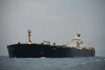 Le pétrolier Grace 1 au large de Gibraltar le 6 juillet 2019