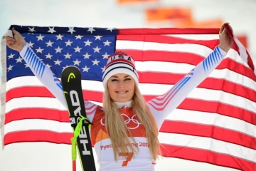 L'Américaine Lindsey Vonn 3e de la descente, aux JO de Pyeongchang le 21 février 2018