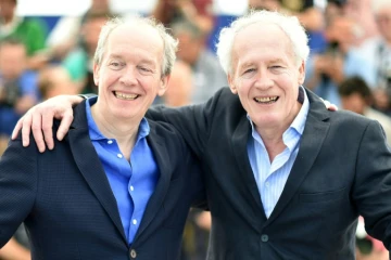Luc and Jean-Pierre Dardenne le 18 mai 2016 à Cannes où ils présentaient "La Fille Inconnue"