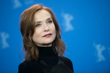 La comédienne française Isabelle Huppert, le 17 février 2018 à Berlin