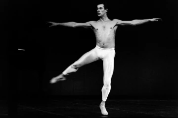 Patrick Dupond, à l'opéra Garnier à Paris,le 5 mai 1986