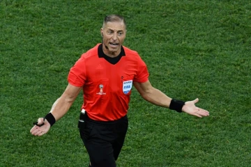 L'arbitre argentin Nestor Pitana, le 1er juillet 2018, à Nizhny Novgorod