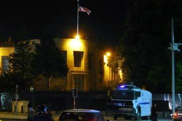 L'ambassade américaine à Ankara le 22 juin 2013