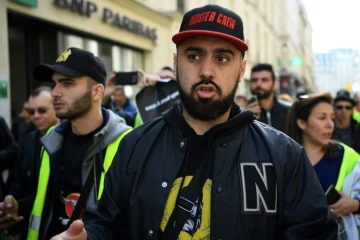 Le "gilet jaune" Éric Drouet le 16 février 2019 à Paris