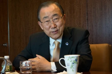 Le secrétaire général de l'ONU Ban Ki-moon, le 11 novembre 2016 à New York 