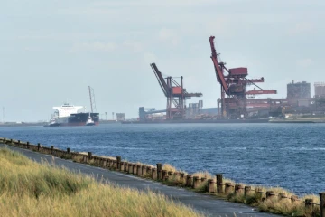 Le port de Dunkerque, dans le Nord, le 5 octobre 2012