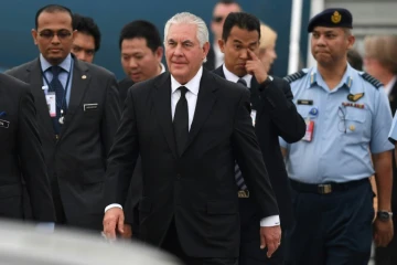 Le secrétaire d'Etat américain, Rex Tillerson, le 8 août 2017 à Subang en Malaisie