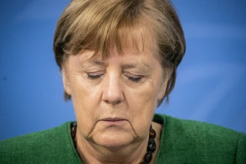 La chancelière allemande Angela Merkel lors d'un point presse consacré à la pandémie le 23 mars 2021 à Berlin