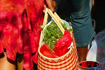 Image de sac au marché forain