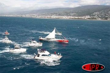 Mercredi 14 mars 2007 - 
Après 150 jours 23 heures et 48 minutes, Maud Fontenoiy a bouclé son tour du monde à contre courant