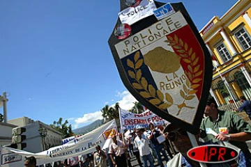 Lors d'une manifestation de la fonction publique (photo d'archives)