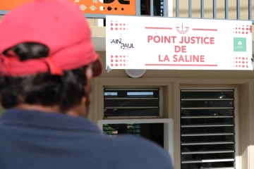 Inauguration point justice la Saline