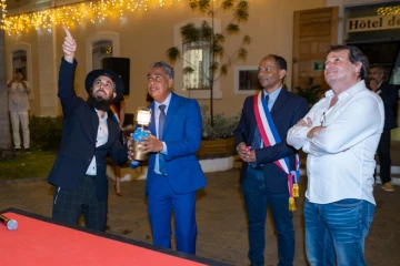 fête hanoucca célébrée à Saint-Paul