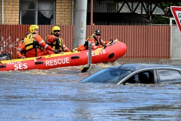Inondations en Australie: un mort, les pluies s'atténuent
