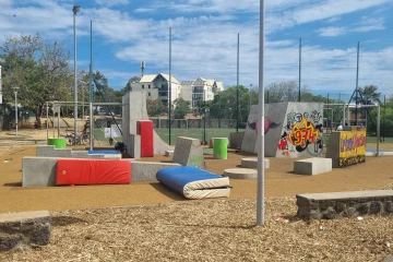 parcours de street workout inauguré à Saint-Pierre