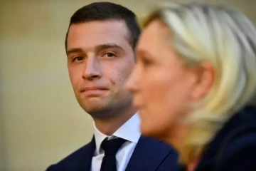 RN Jordan Bardella et Marine Le Pen