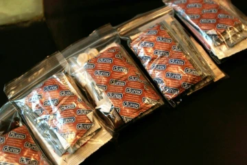 Des paquets de préservatifs en accès libre et gratuit à New York en décembre 2010