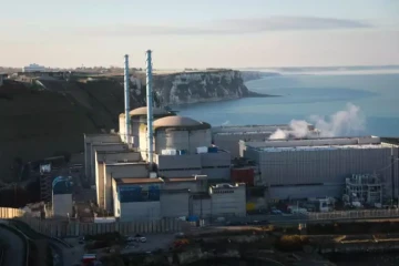 La centrale nucléaire de Penly, en Seine-Maritime,