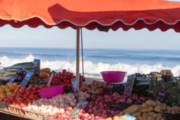 Marché de Saint Paul, île de la Réunion