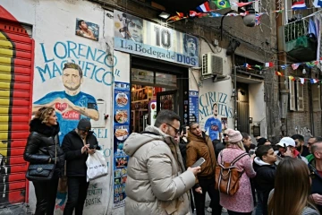 Italie: "On l'attend depuis si longtemps"... Naples pris par la fièvre du scudetto