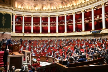 L'hémicycle de l'Assemblée nationale