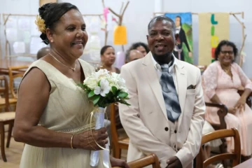 Noces d'or des époux Marie Françoise à Saint-Paul