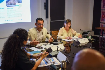 Olivier Hoarau et programme au coeur de ville du Port