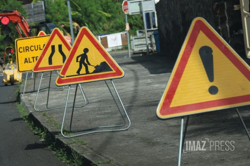 panneau de travaux 