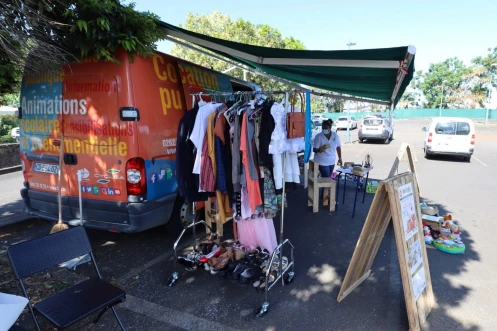  TCO : une déchetterie éphémère et le Trokali mobile s'installent à Vue Belle