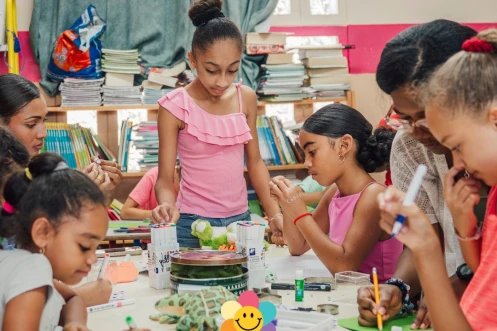 Saint-Denis : c'est la fête de la grenouille à l'école Philippe Vinson