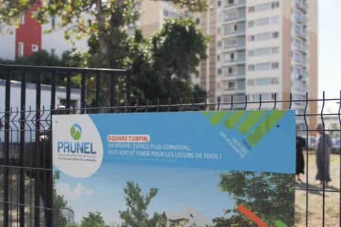 Saint-Denis : à Marcadet, un nouveau square prend racine