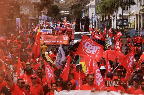 Saint-Denis - Manifestation contre la réforme des retraites