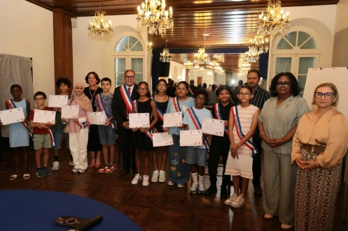 cloture et installation du conseil municipal des enfants 