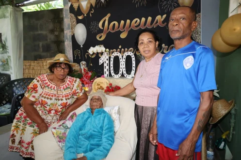 Saint-Pierre : Clotilde Paitre célèbre ses 100 ans