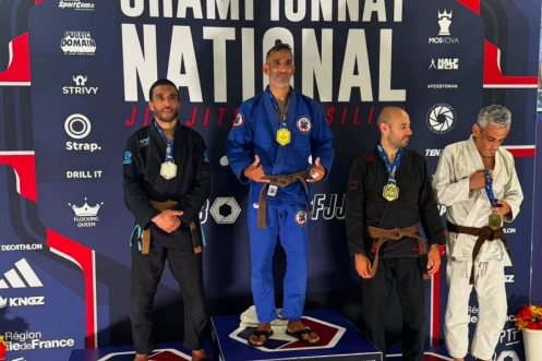 Saint-Pierre : Cédric Dijoux, nouveau champion national de Jiu-Jitsu Brésilien