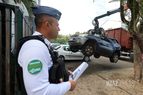 opération enlevement VHU la Possession
