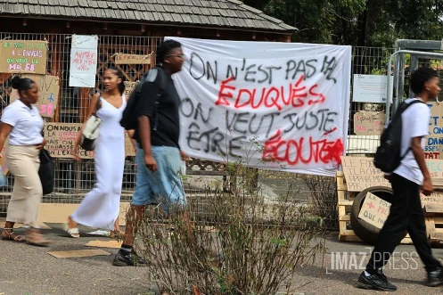 Mobilisation lycéenne à Saint-Paul
