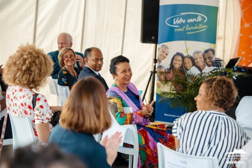 La présidente de Région Huguette Bello a participé au lancement du futur bâtiment du CHOR
