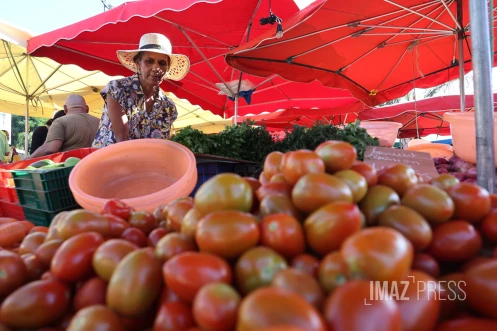marché forain tomates