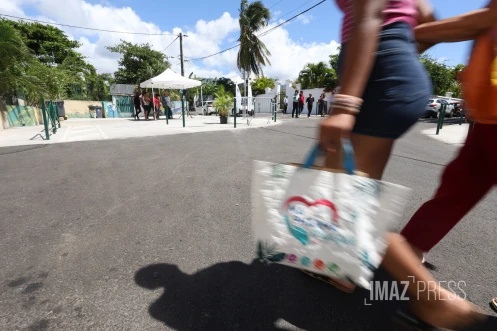 réaménagement de la rue des écoliers  à sainte-clotilde