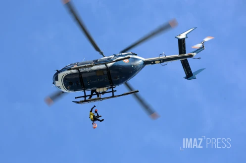 exercice de secours en mer houle australe 