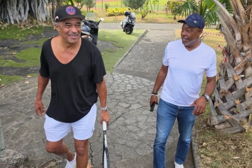 Jackson Richardson et Yannick Noah réunis pour le Tennis Para Tour