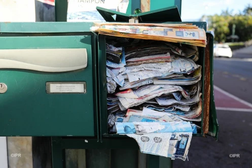 publicité dans les boites aux lettres 