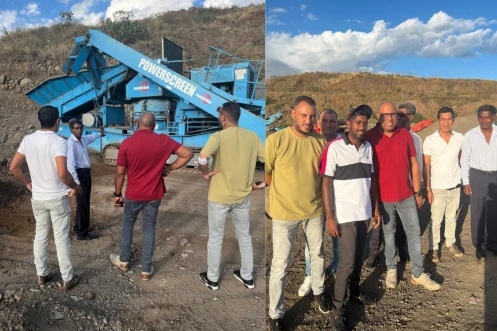 CCIR : visite d'une entreprise spécialisée dans la production d’agrégats à La Réunion