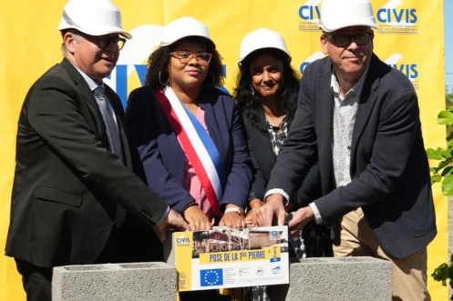 Civis : pose de la première pierre du centre artisanal à Saint-Louis